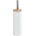 WENKO 24393100 - Четка за WC TORTONA 9, 5x38, 5 cm бяла/кафява (WE0240)