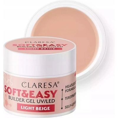 Claresa stavební gel Soft&Easy gel light beige 45g