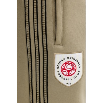 adidas Originals Спортен панталон adidas Originals Mesh Stripe мъжки в зелено с апликация JX3087 (JX3087)