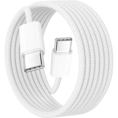 Свързващ кабел Apple USB-C към USB-C, PD, 240W, MU2G3ZM/A, оригинален (OEM), 2 м (23366)