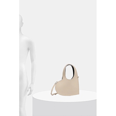 Кожена чанта Coperni Mini Heart (COPBA93F6066)