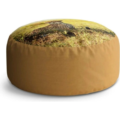 Sablio Taburet Circle Gepard: 38x48 cm