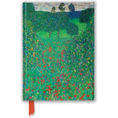 Flame Tree Publishing Gustav Klimt: Poppy Field (Foiled Journal) | FLAME TREE STUDIO