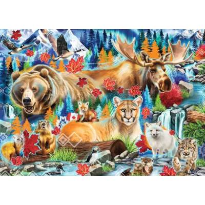 Ravensburger - Puzzle Wild Canada - 1 000 piese