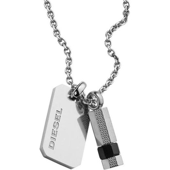 Diesel Мъжко колие Diesel DOUBLE PENDANT - DX1156040 (DX1156040)