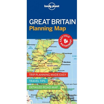 Lonely Planet Great Britain Planning Map Lonely Planet Sheet map