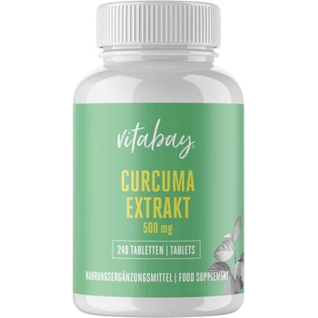 Vitabay Куркума екстракт + екстракт от черен пипер 240 таблетки | Vitabay (VB1467)