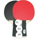 stolný tenis 2 rakety + 3 loptičky v taške 26x17cm