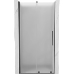 Mexen Velar плъзгащи се душ врати 120 см, матирано стъкло, четкано gun gray - 871-120-000-31-66 (871-120-000-31-66)