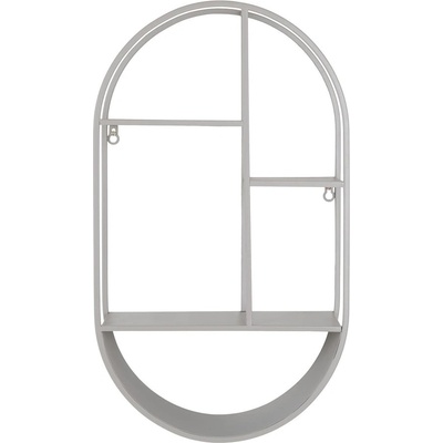 House Nordic Светлосив метален стенен рафт на няколко нива 35 cm Feira - House Nordic (4201055)