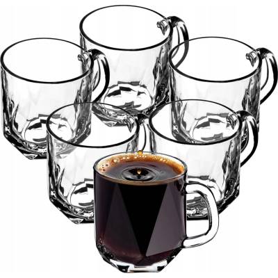 Kadax Sklenice na kávu 6 x 300 ml