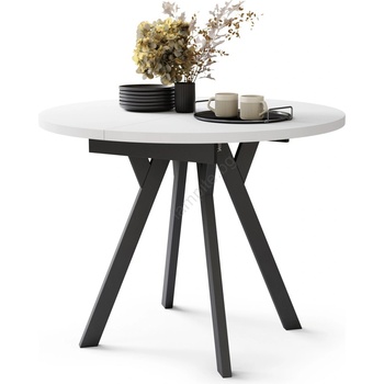 Mazzoni Трапезна маса artur бяла/черна (mz0094)