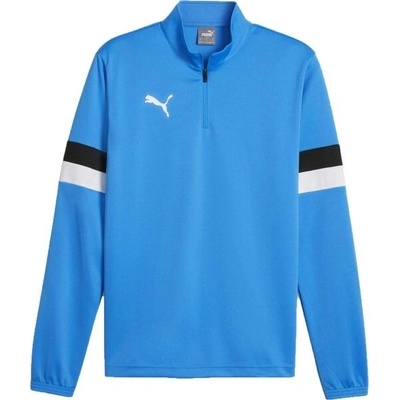 Puma TEAMRISE 1/4 ZIP TOP mikina se zipem modrá