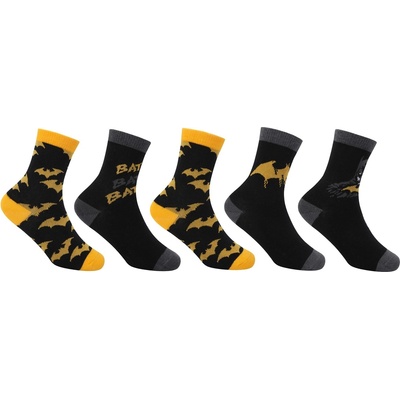 Character Юношески чорапи Character Character Crew Sock 5pk Junior - Batman