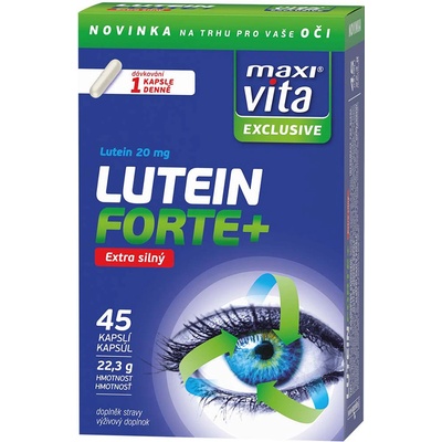 MaxiVita Exclusive Lutein Forte+ extra silný 45 kapsúl