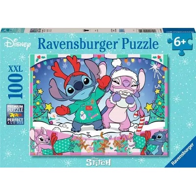 - Puzzle Disney Stitch Christmas 100 XXL - 100 piese