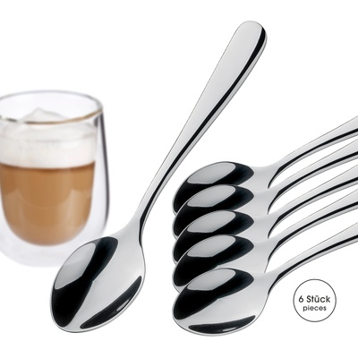 Cilio ROMA Lžička na cappuccino 13 5 cm - sada 6 ks