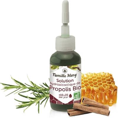 Famille Mary Прополис с пчелен мед и етерични масла, капки, 30 ml, Famille Mary (084701 FM)