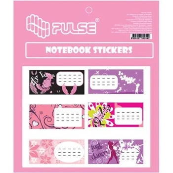 PULSE Етикети за тетрадки, 30 бр. , PULSE, „Girls 220259 (220259)
