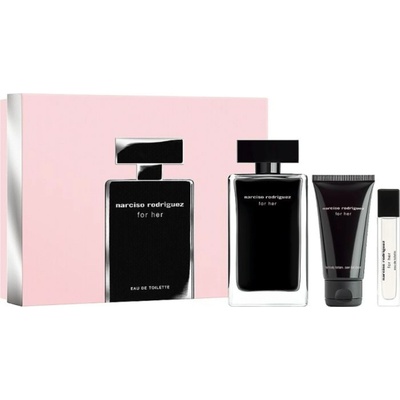 Narciso Rodriguez For Her - EDT 100 ml + EDT 10 ml + Body Lotion 50 ml за жени