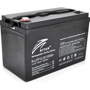Ritar Power Литиево йонна Батерия за соларни системи RITAR LFP12.8V100AH 12V/100Ah - 330x172x214 mm (RITAR-LFP-12.8V-100AH)