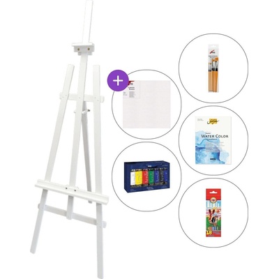 Leonarto ISABEL SET Статив за рисуване White (9105055M-WHITE SET)