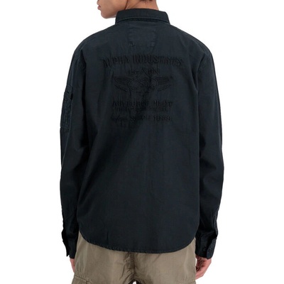 Alpha Industries košile Air Force EMB černá