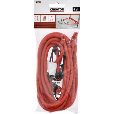 Upínací gumy prům. 8mm, 100cm 4ks KREATOR KRTH40902 – Zboží Mobilmania