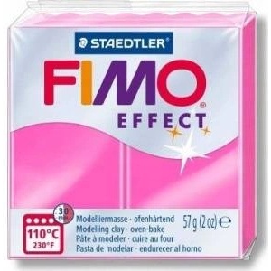 STAEDTLER Fimo Thermosetting Mass Cube neon pink 57g