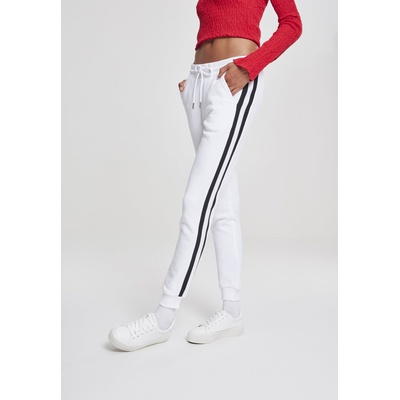 Urban Classics Дамско долнище Urban Classics white/black/white в бял цвятMODEL99 SALE - , размер M