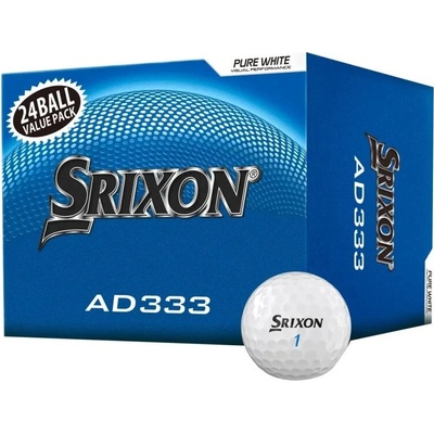 Srixon AD333 Double Pack 2-vrstvé bílé 24 ks