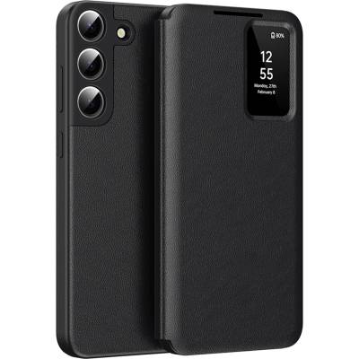 Techsuit Калъф за Samsung Galaxy S22 5G - SmartView Series - черен