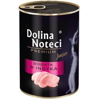 Dolina Noteci Premium Junior за котки, богат на пуйка, 400 г