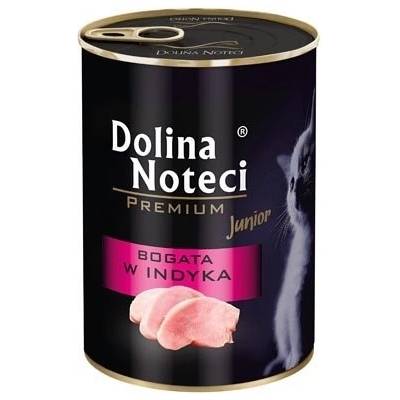 Dolina Noteci Premium Junior за котки, богат на пуйка, 400 г