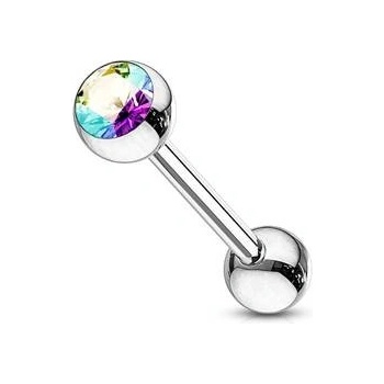 Šperky4U piercing do jazyka kamínek PJ01016-AB