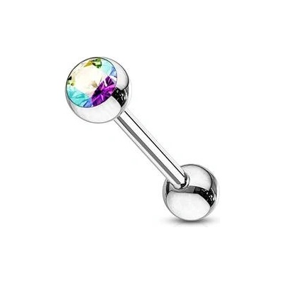 Šperky4U piercing do jazyka kamínek PJ01016-AB
