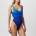 Jean Paul Gaultier Women's Scoop Neck One-Piece Swimsuit - Blk Navy