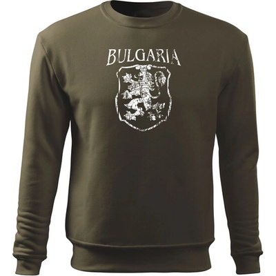 DRAGOWA мъжки суитшърт Герб, маслинов (37435)