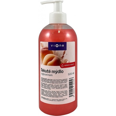 Vione tekuté mýdlo s perletí růžové Broskev pum 500 ml
