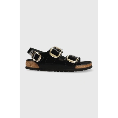 Birkenstock Milano dámske kožené sandále čierna 1024211