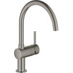 GROHE Minta кухненски смесител с едноръкохватков механизъм, антрацит, твърд графит (32917AL0)