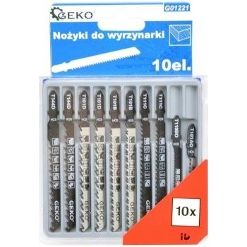 GEKO Pilové listy do přímočaré pily 10ks G01221