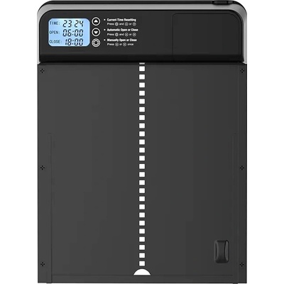 Garden King Automatické programovateľné dvierka ku kurníku PFS-155