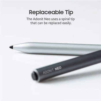 Adonit Алуминиева професионална писалка за iPad (модели след 2018 година) - Adonit Neo Stylus (тъмносив) (ADNEOG)