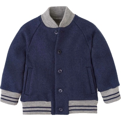 disana Детско вълнено яке disana Kid's College-Jacke Wool jacket - Indigo - размер 98/104 (EU) (703-6086-0212)