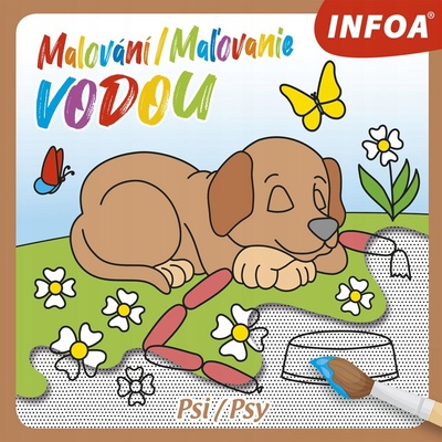 Maľovanie vodou Psy