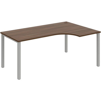 OFFICE PRO s.r.o. HOBIS kancelársky stôl tvarový, ergo ľavý - UE 1800 60 L, orech