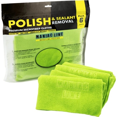 Ma-Fra Maniac Line Polish & Sealant Removal Towel 40 x 40 cm 380 gsm 6 ks