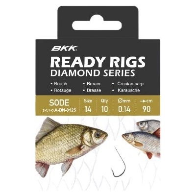 BBK Náväzec Ready Rig Diamond Sode NI 70 cm veľ.6 10 ks