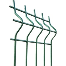 EKOfence Zváraný plotový panel 3D ZnPVC 2500x830x4mm zelená 12918